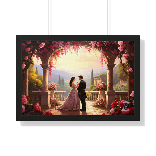 Eternal Summer in Tuscany – Renaissance Lovers Framed Wall Art