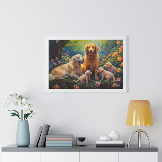 The GoldFur Family: A Heartwarming Tale of Love and Playfulness 1