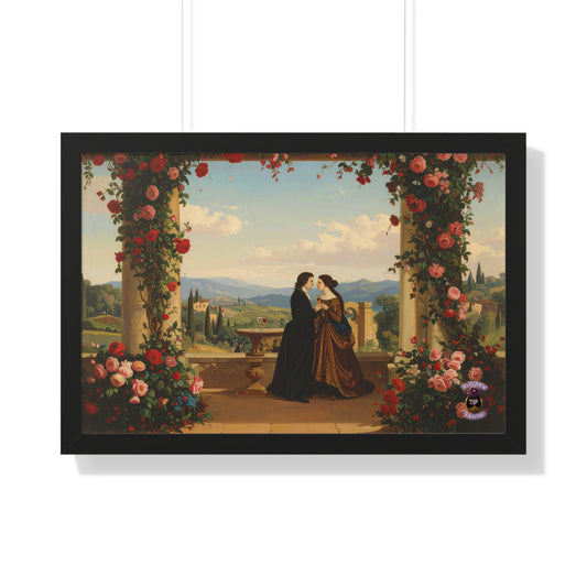 Eternal Summer in Tuscany – Renaissance Lovers Framed Wall Art 2