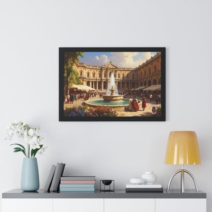 Renaissance Piazza Scene