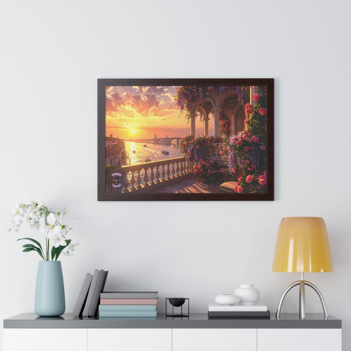 Venetian Palace Balcony Sunset