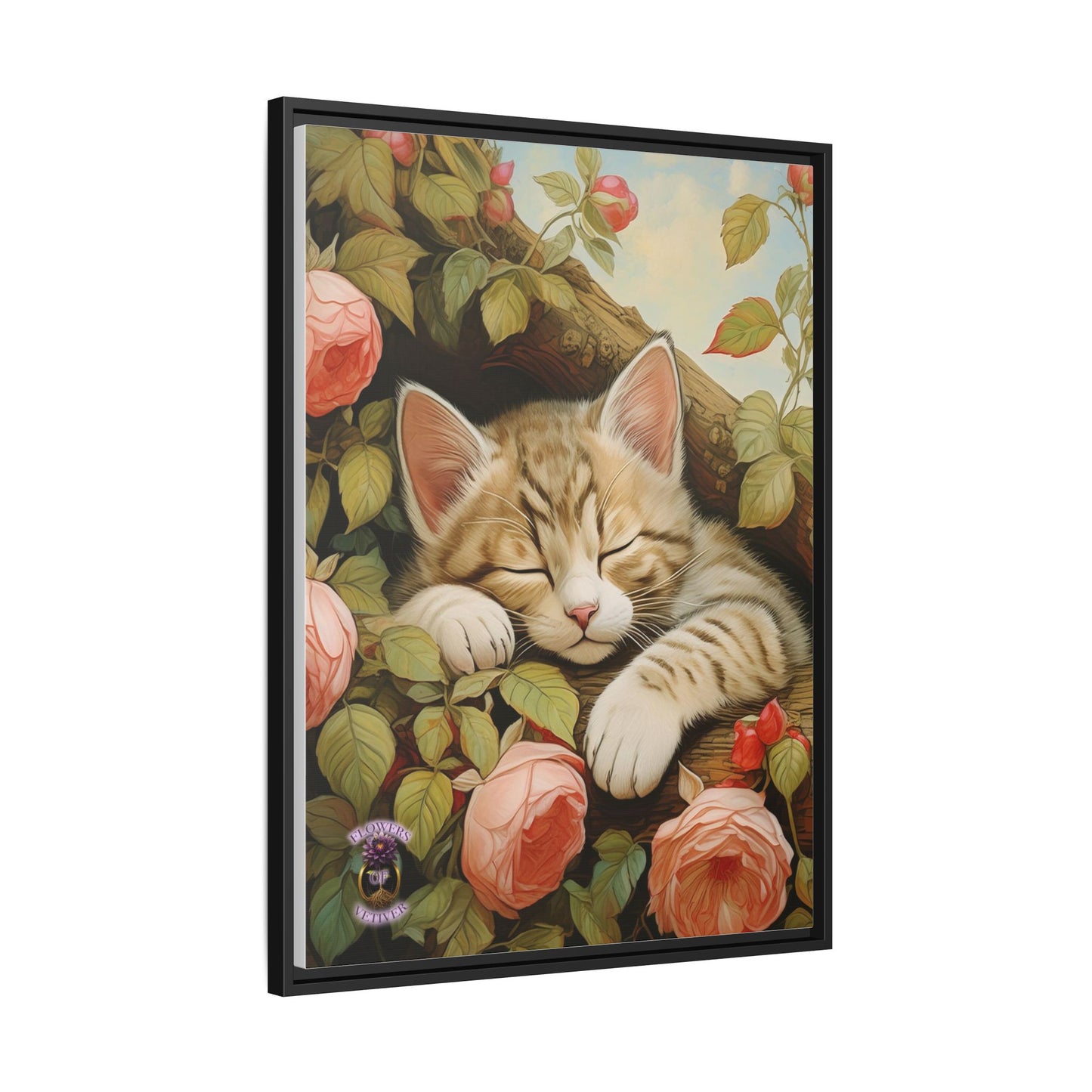 Peony Kitty in a Tree 3