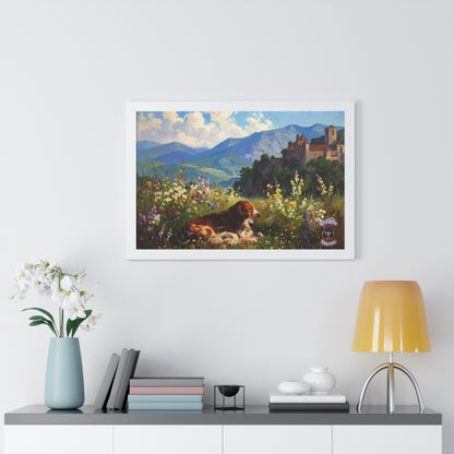 Renaissance Hunting Dog in Summer Meadow 2