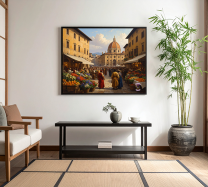 Florence Market Scene