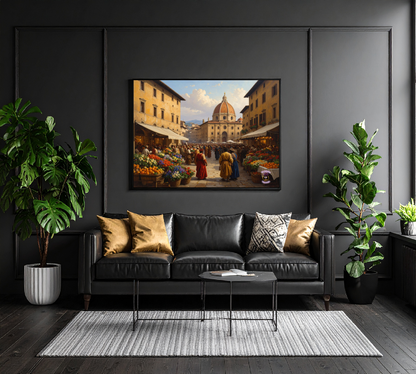 Florence Market Scene