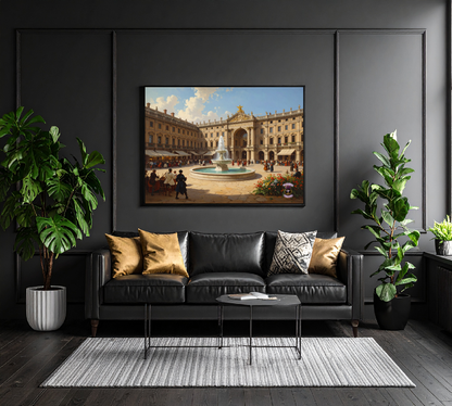 Renaissance Piazza Scene 2