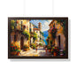 Sunlit Italian Coastal Village in Summer 2