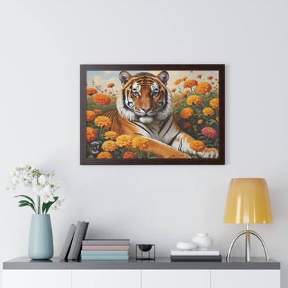 Tiger in Bloom – Wild Beauty