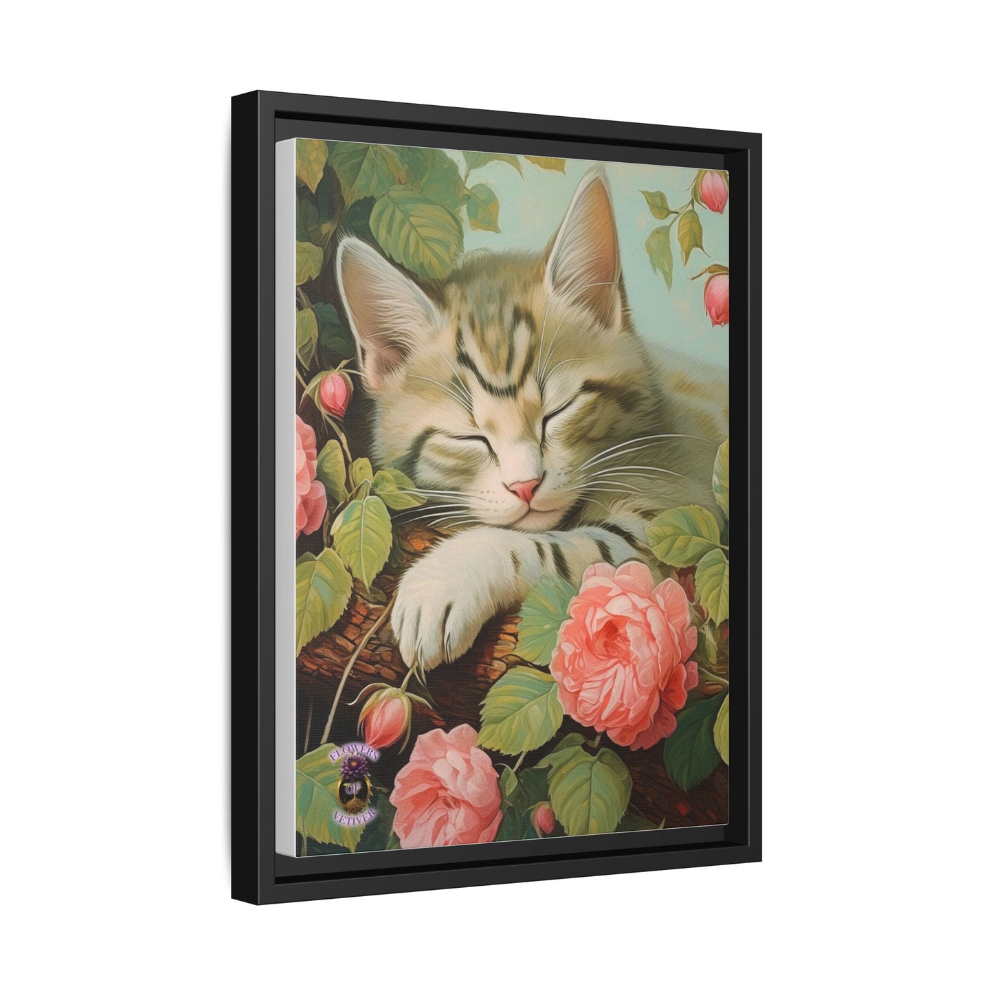 Peony Kitty in a Tree