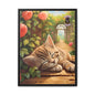 Sleeping Kitty in a Peony Garden 2