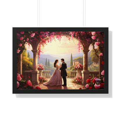 Eternal Summer in Tuscany – Renaissance Lovers Framed Wall Art