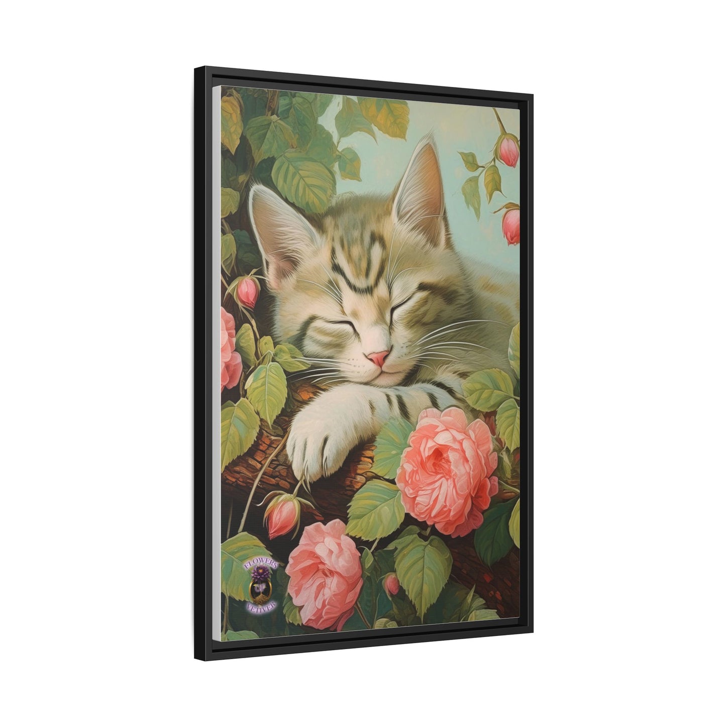 Peony Kitty in a Tree