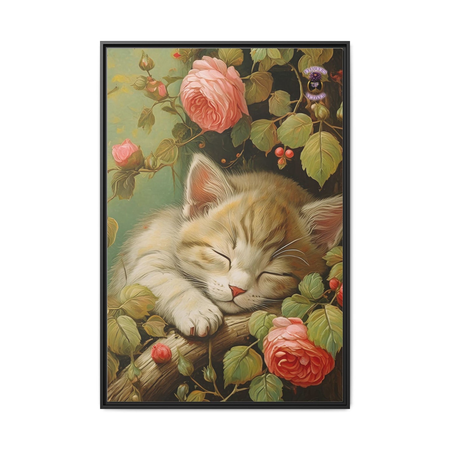 Peony Kitty in a Tree 2
