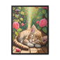Sleeping Kitty in a Peony Garden 4