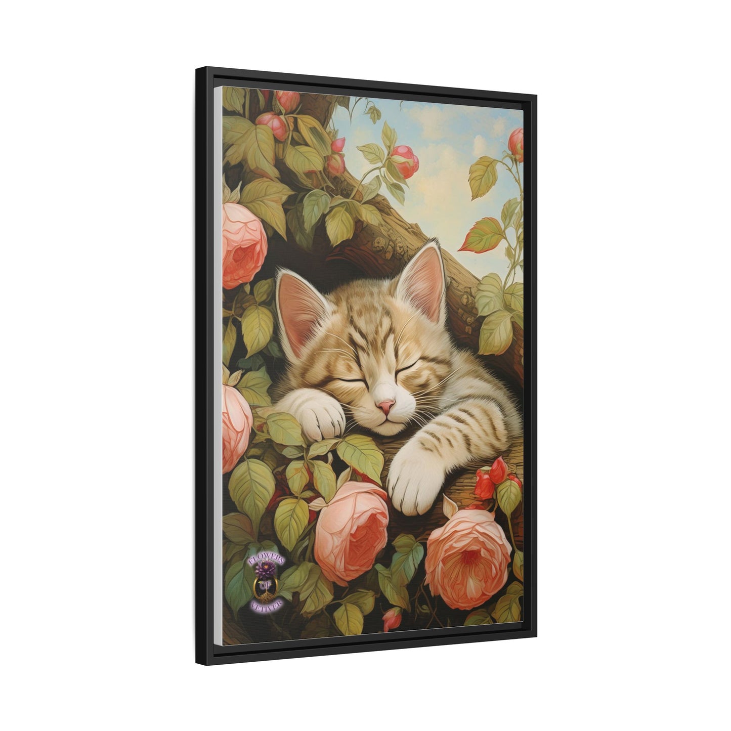 Peony Kitty in a Tree 3