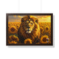 Sunflower Majesty – Renaissance Lion in Golden Bloom 2