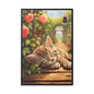 Sleeping Kitty in a Peony Garden 2