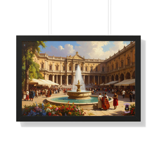 Renaissance Piazza Scene