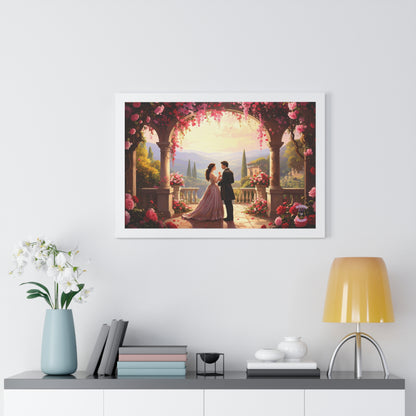 Eternal Summer in Tuscany – Renaissance Lovers Framed Wall Art
