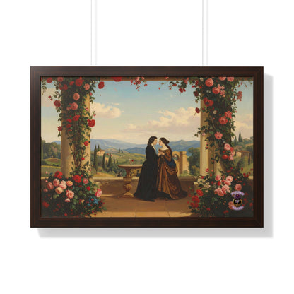 Eternal Summer in Tuscany – Renaissance Lovers Framed Wall Art 2