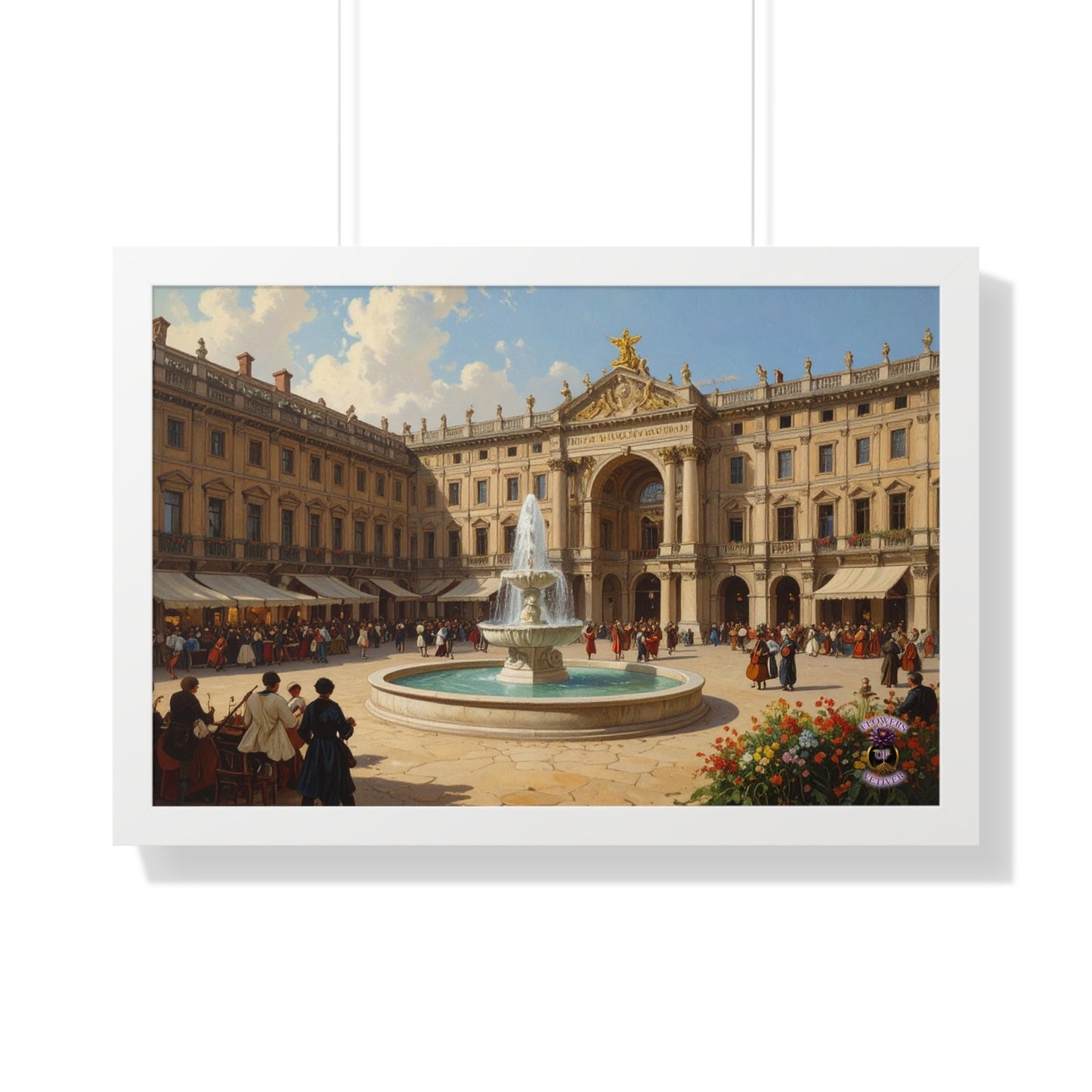 Renaissance Piazza Scene 2