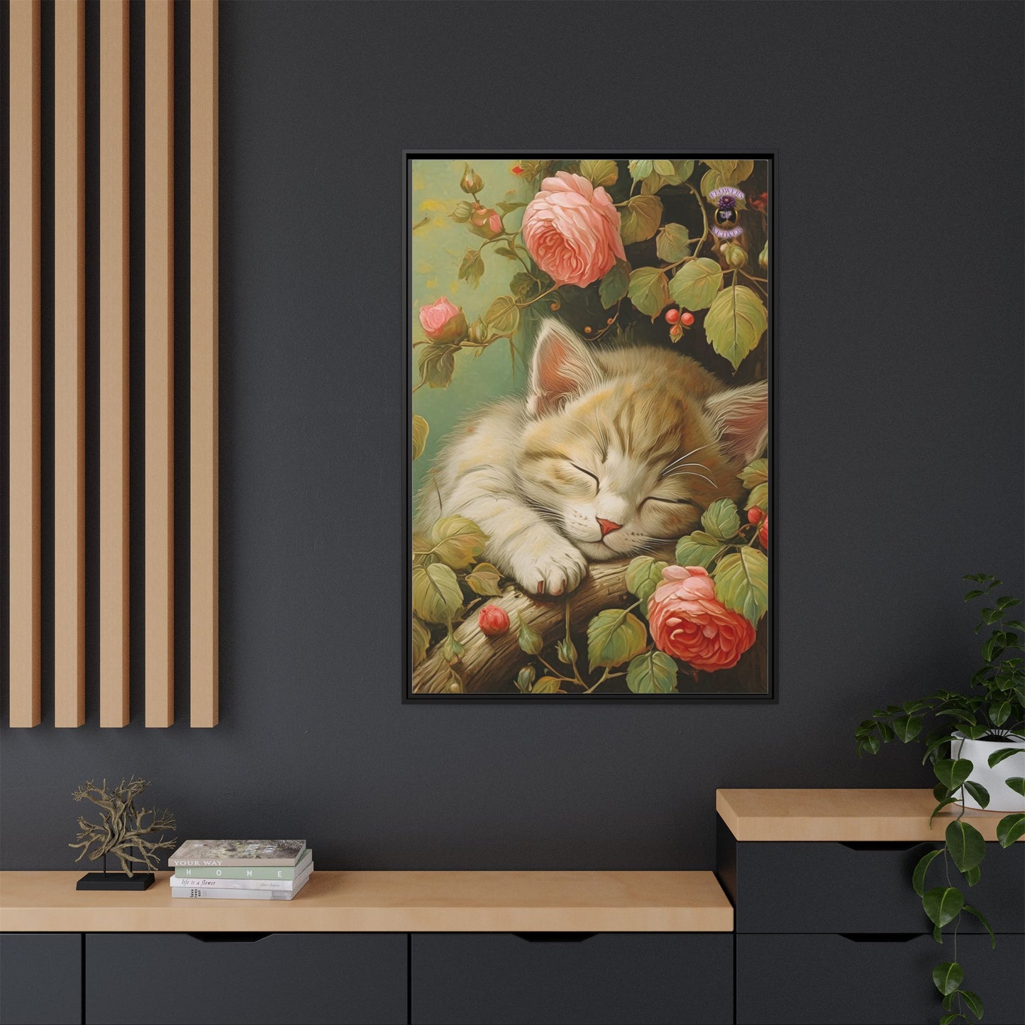 Peony Kitty in a Tree 2