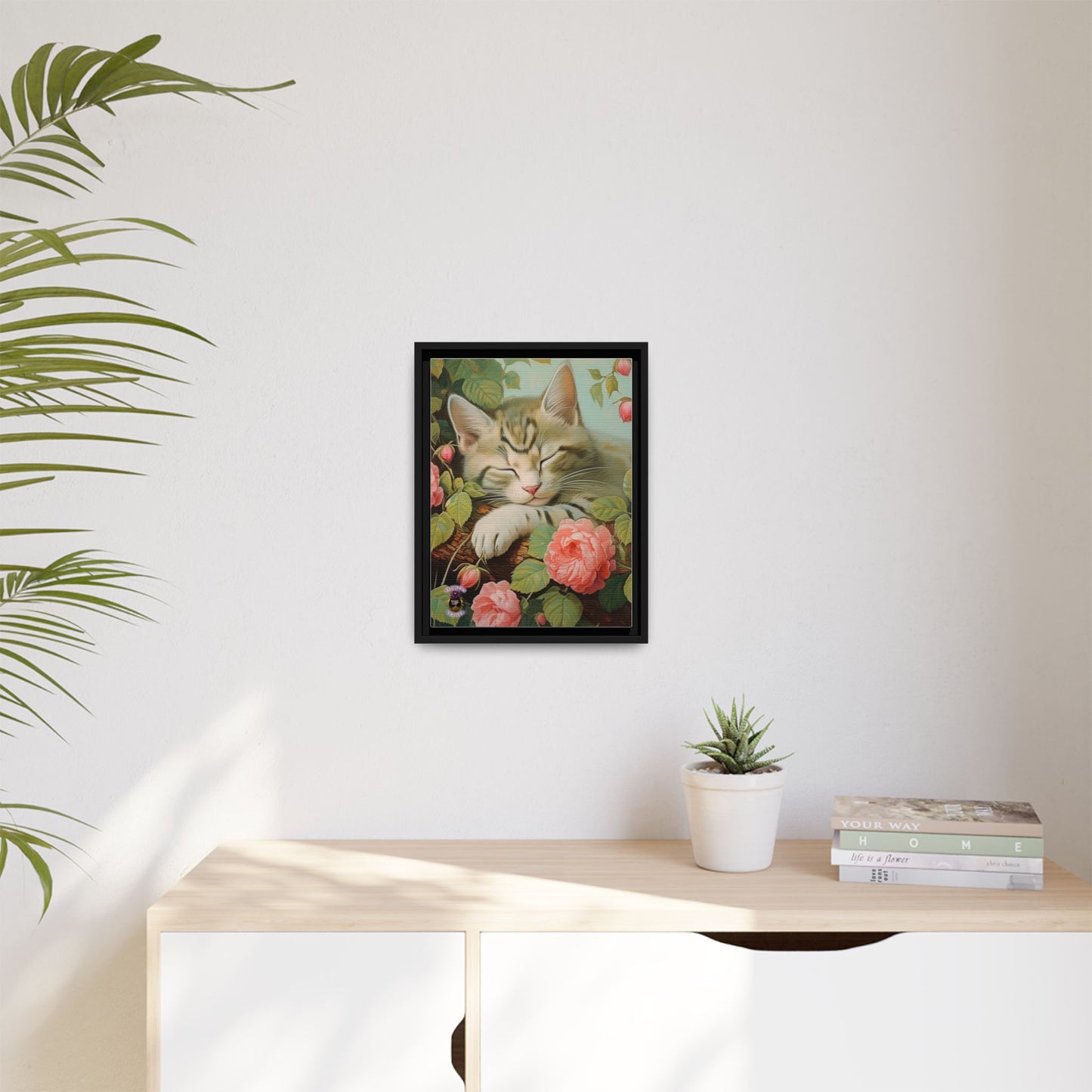 Peony Kitty in a Tree