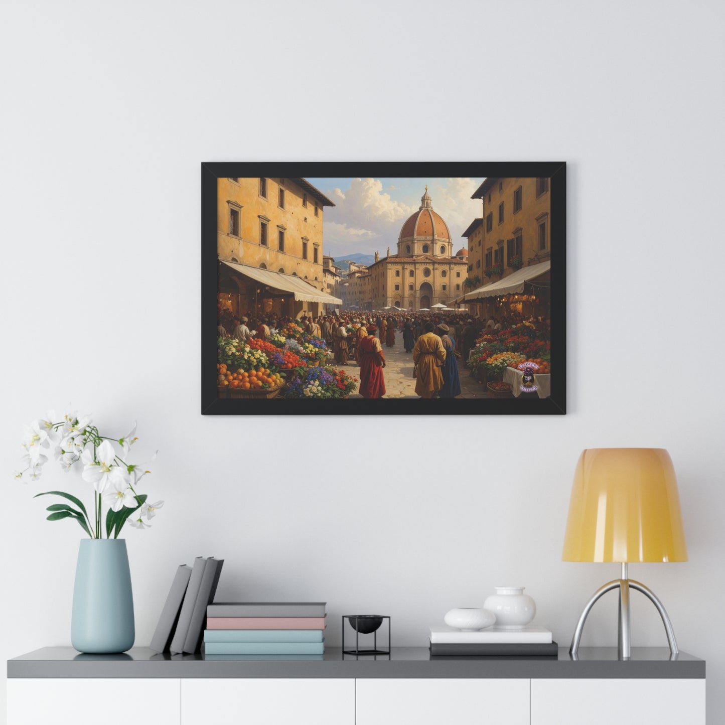 Florence Market Scene
