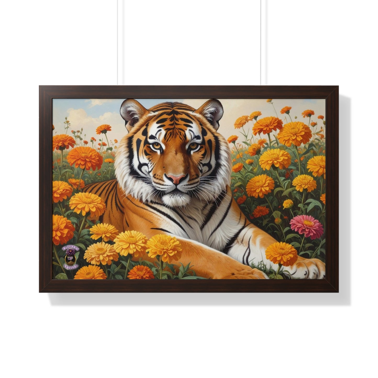 Tiger in Bloom – Wild Beauty