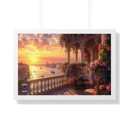 Venetian Palace Balcony Sunset