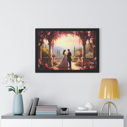 Eternal Summer in Tuscany – Renaissance Lovers Framed Wall Art