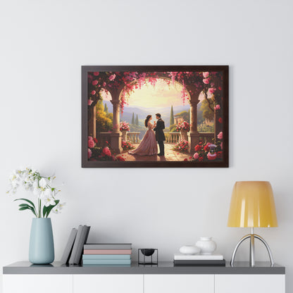Eternal Summer in Tuscany – Renaissance Lovers Framed Wall Art