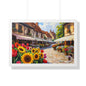 Renaissance Village Market Square with Tulips and Sunflowers 2