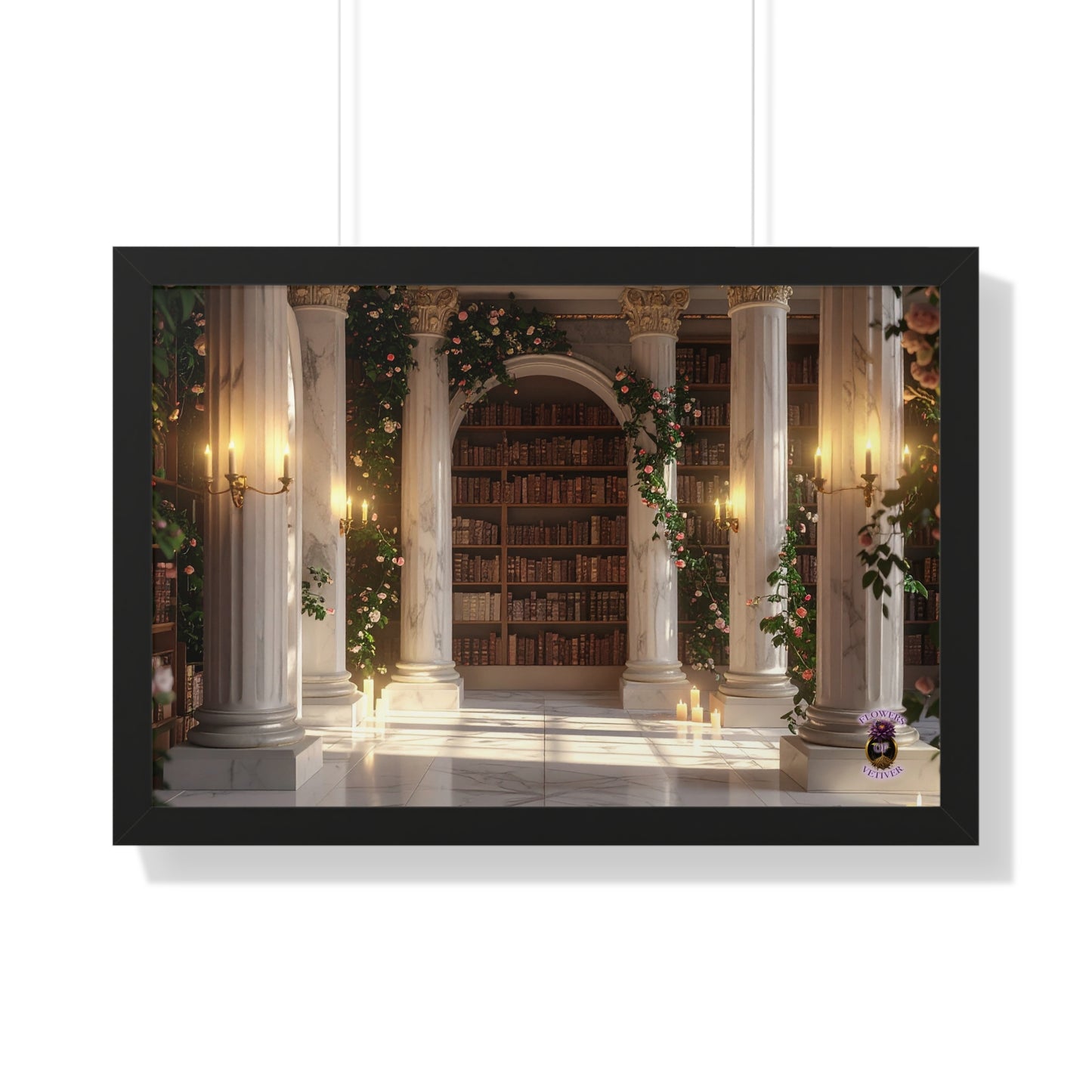 The Enchanted Library – Jasmine & Roses in Candlelight