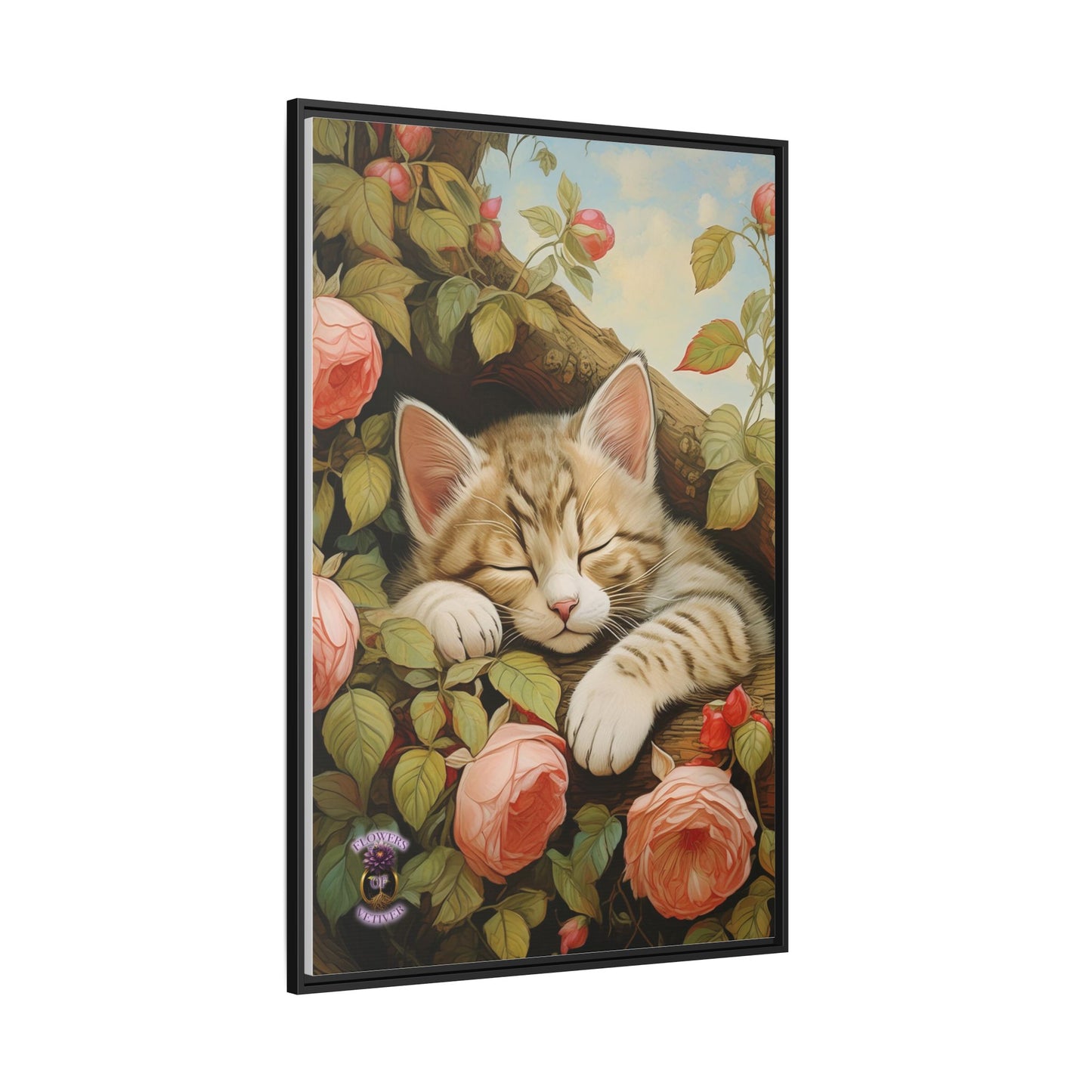 Peony Kitty in a Tree 3