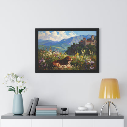 Renaissance Hunting Dog in Summer Meadow 2