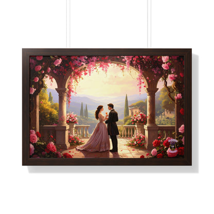 Eternal Summer in Tuscany – Renaissance Lovers Framed Wall Art