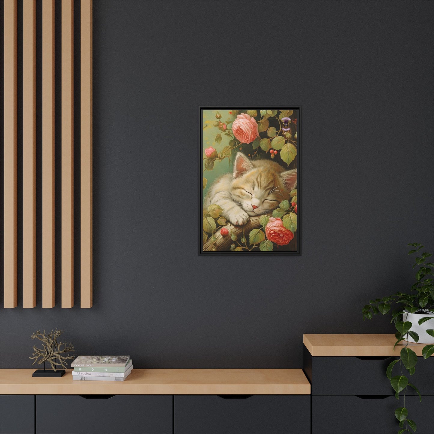 Peony Kitty in a Tree 2