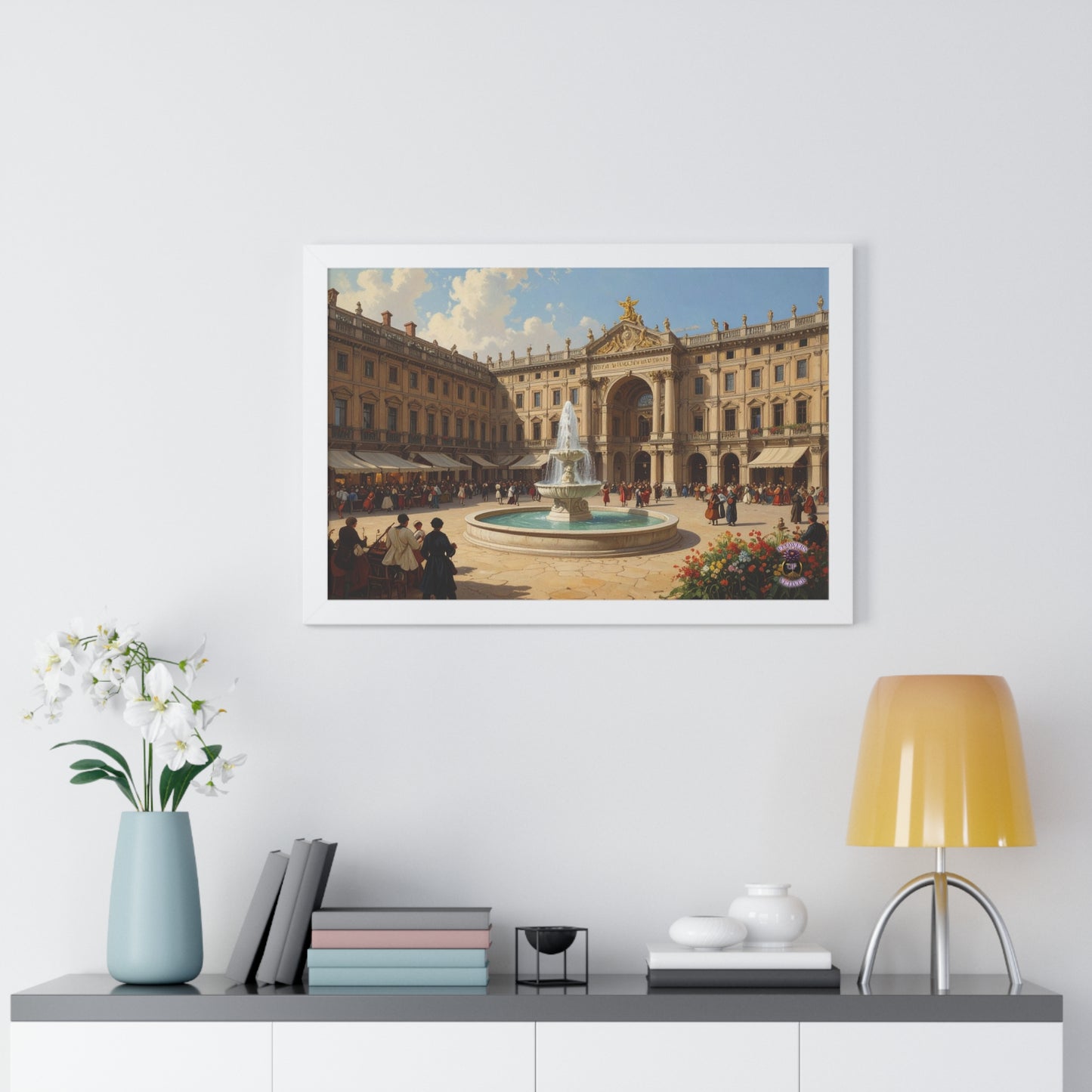 Renaissance Piazza Scene 2
