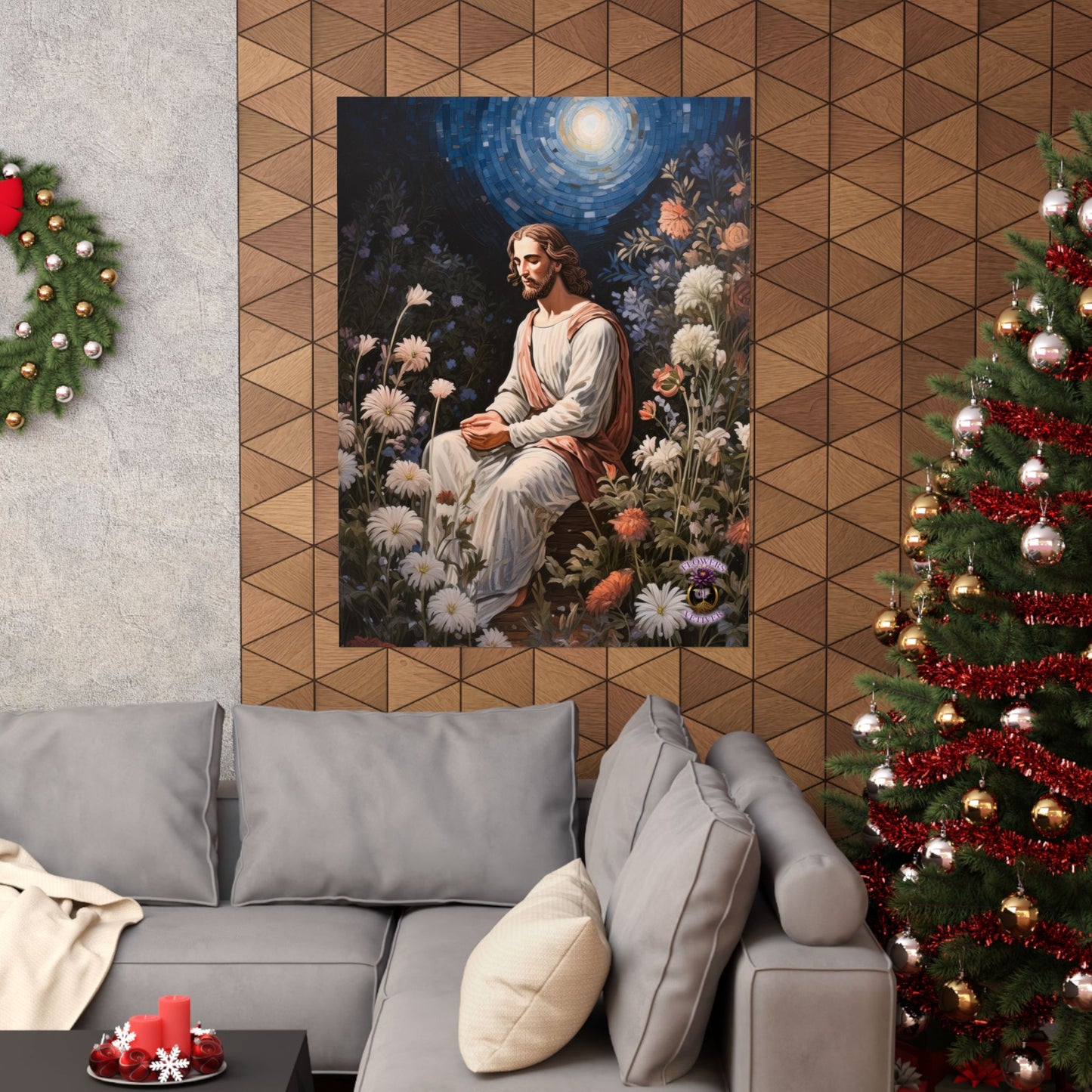 Jesus in the Night Garden – A Captivating Poster for All
