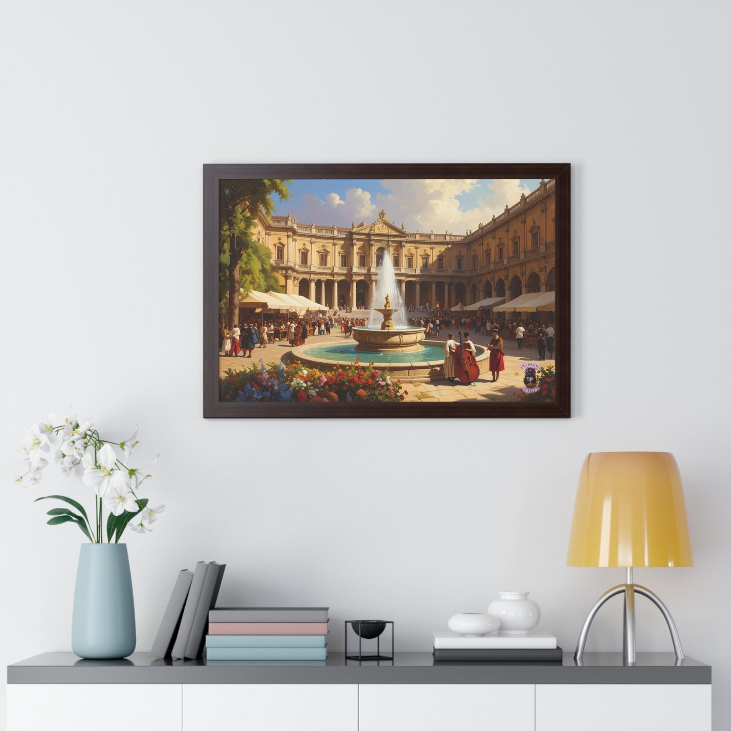 Renaissance Piazza Scene