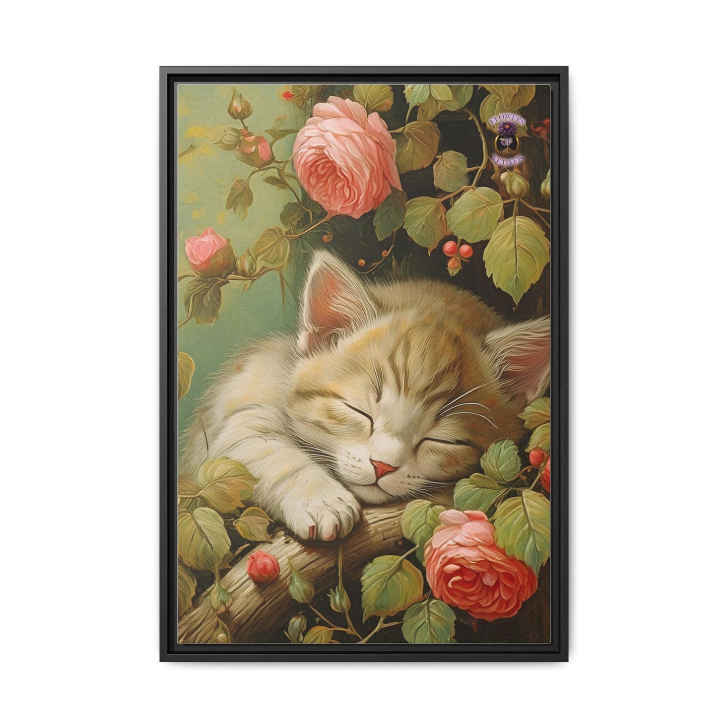 Peony Kitty in a Tree 2