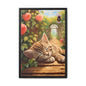 Sleeping Kitty in a Peony Garden 2