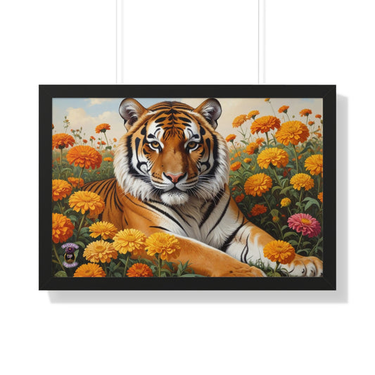 Tiger in Bloom – Wild Beauty