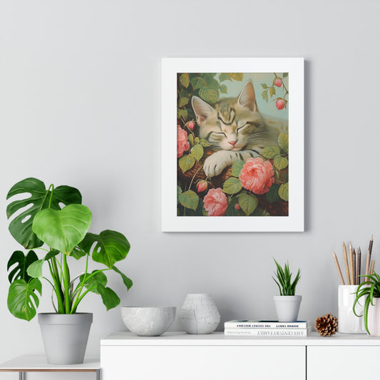 Peony Kitty in a Tree