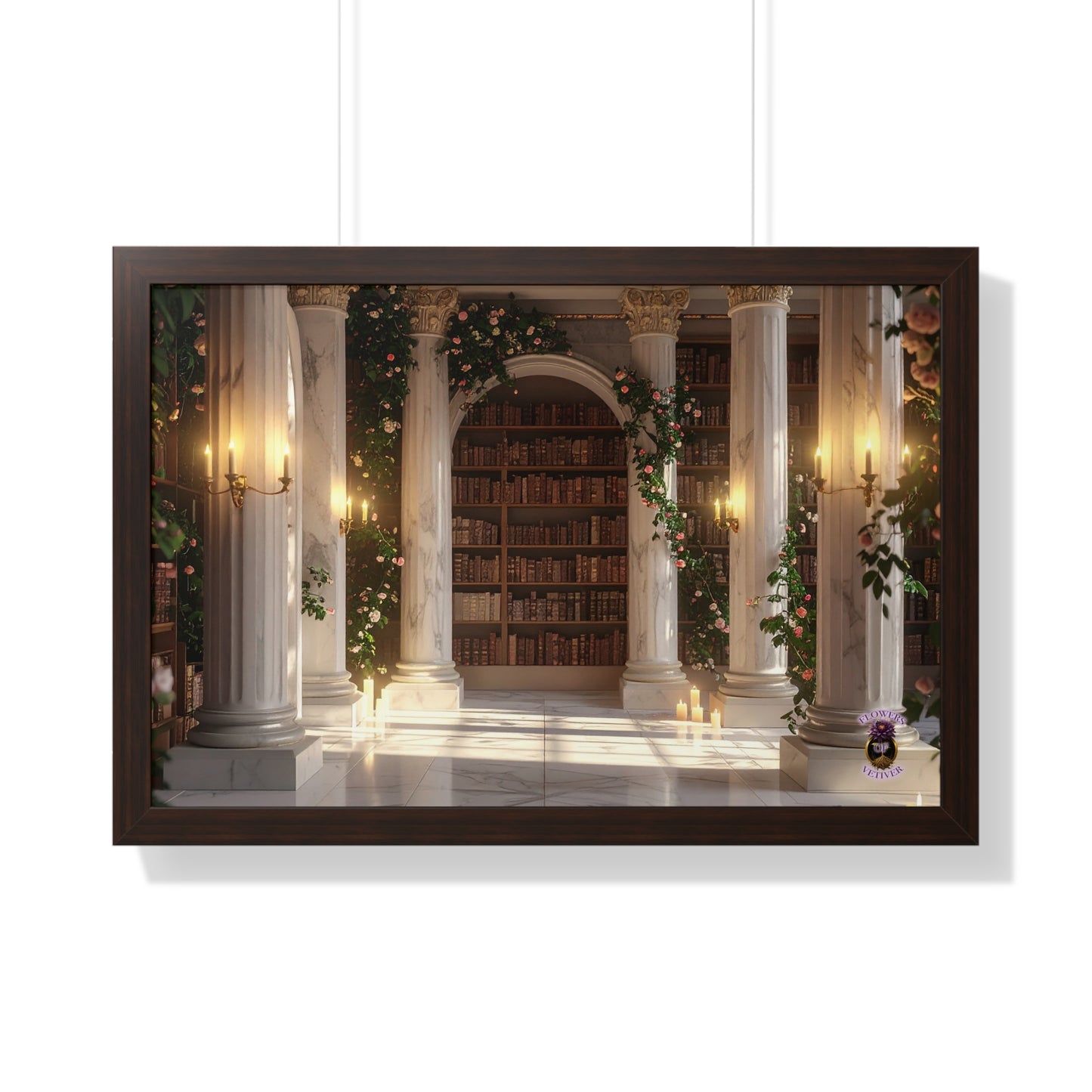 The Enchanted Library – Jasmine & Roses in Candlelight