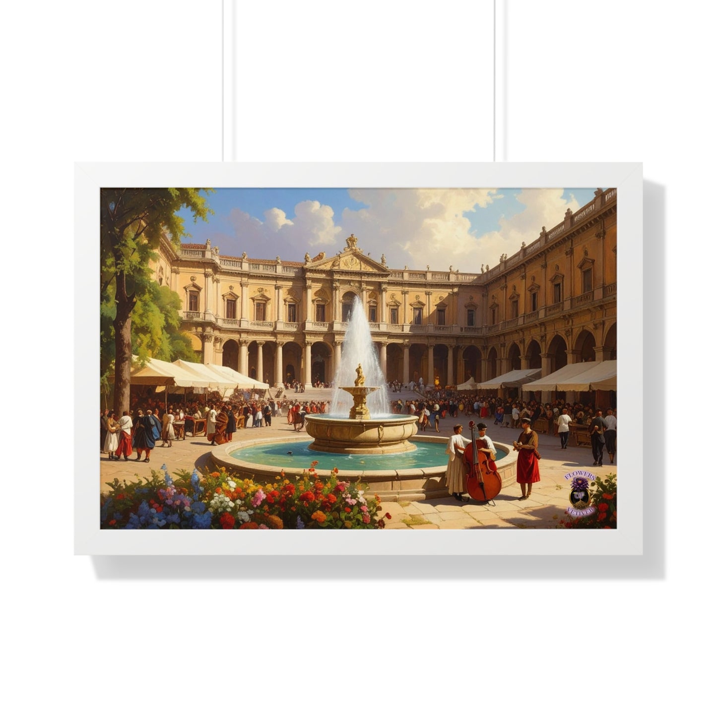 Renaissance Piazza Scene
