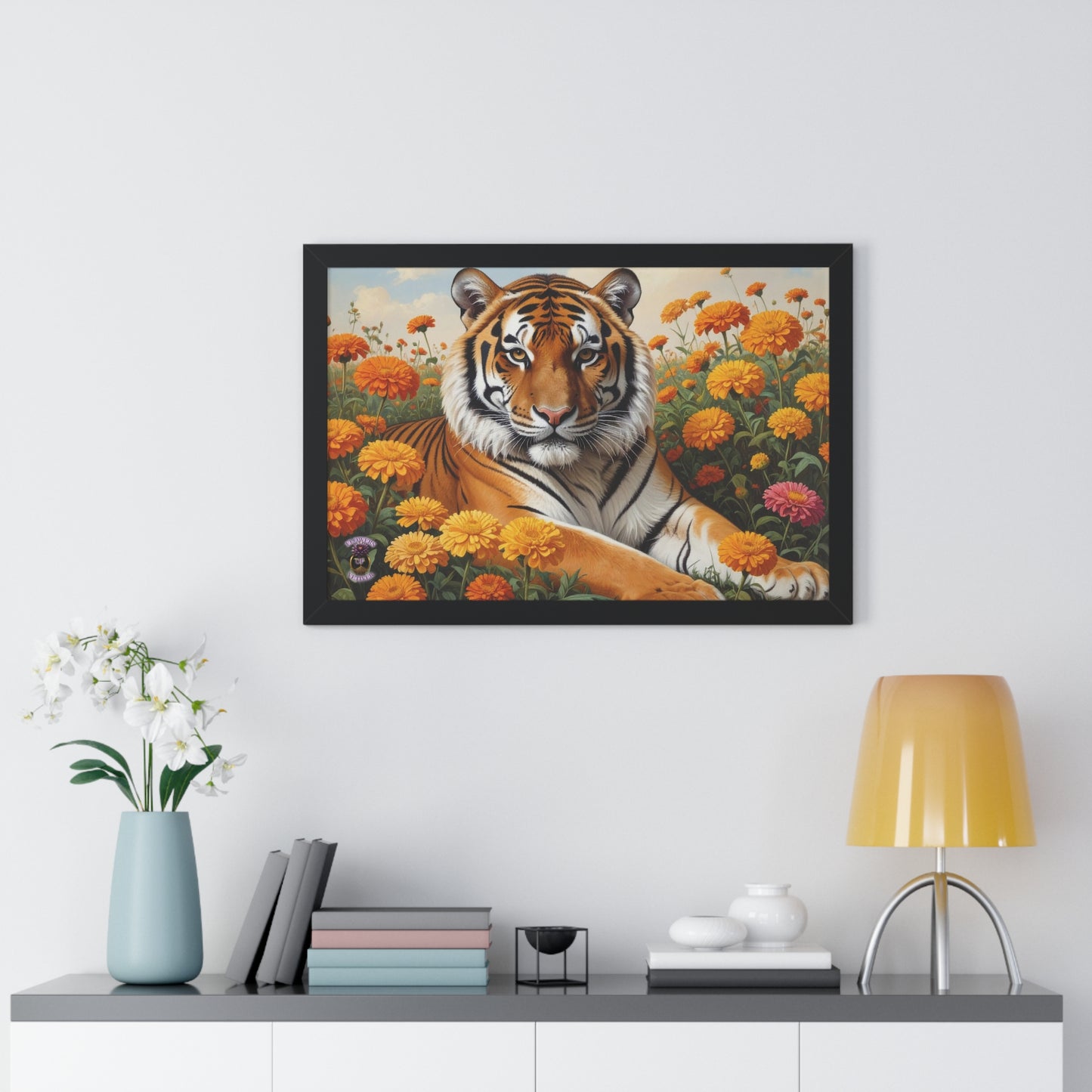 Tiger in Bloom – Wild Beauty