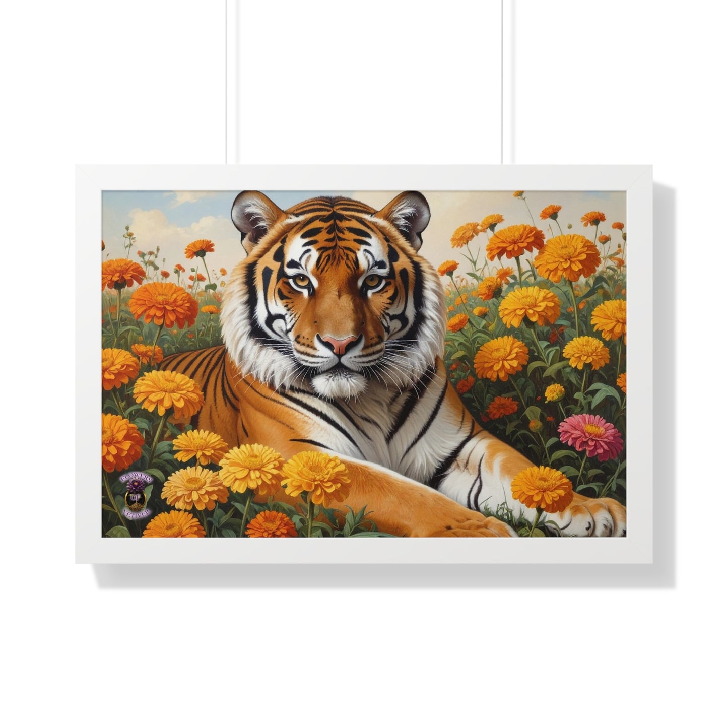 Tiger in Bloom – Wild Beauty