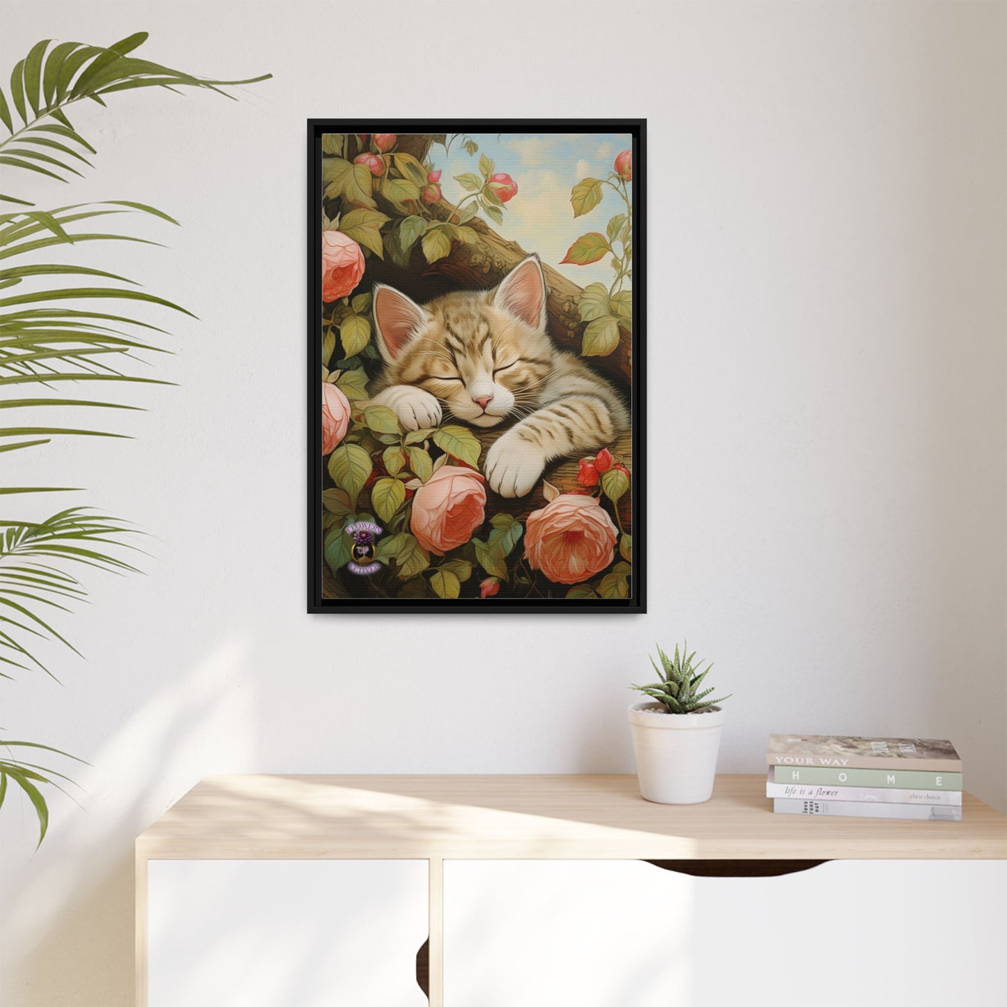 Peony Kitty in a Tree 3